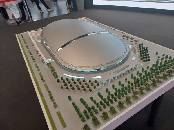 Макет Ледового дворца представили в Нижнем Новгороде Макет Ледового дворца представили в Нижнем Новгороде