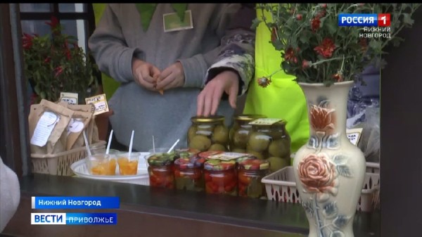 На выставке "Осенний дар" нижегородские сельхозпроизводители представили продукты своего труда