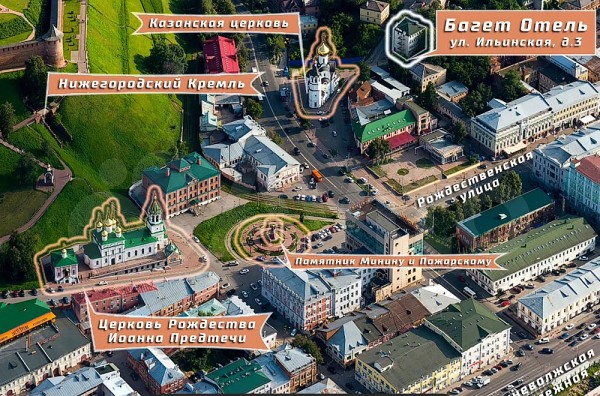 Отель в районе Нижегородского кремля продается за 100 млн рублей