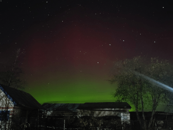 Северное сияние вновь наблюдали нижегородцы в ночь на 5 ноября