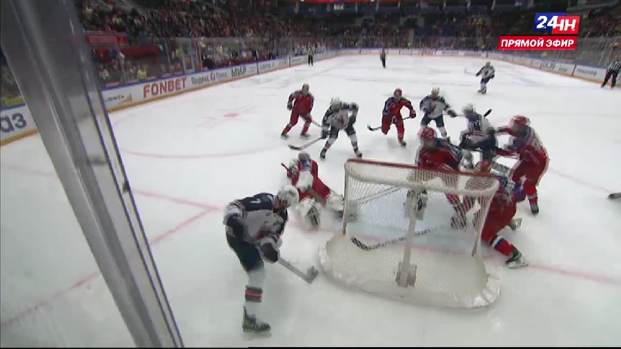 "Торпедо" уступило ЦСКА в матче КХЛ 