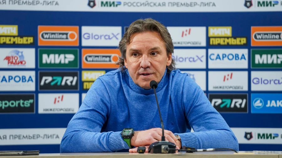 Главный тренер «Пари НН» Юран раскритиковал судейство после матча с «Краснодаром»