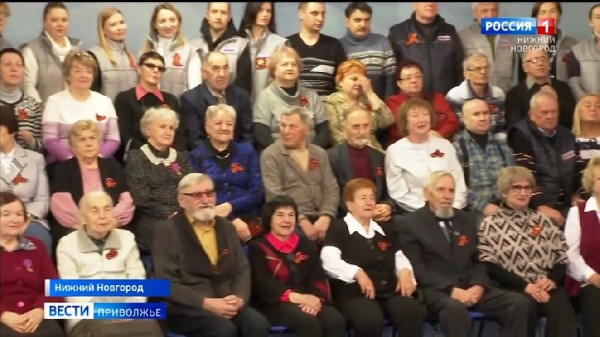 Ветераны Горьковского-Нижегородского телецентра почтили память фронтовиков