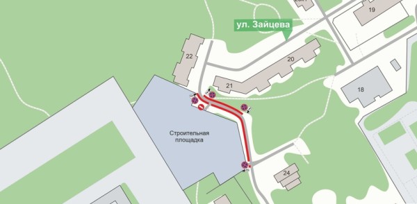 В Нижнем Новгороде на участке ул. Зайцева ограничат парковку для транспорта