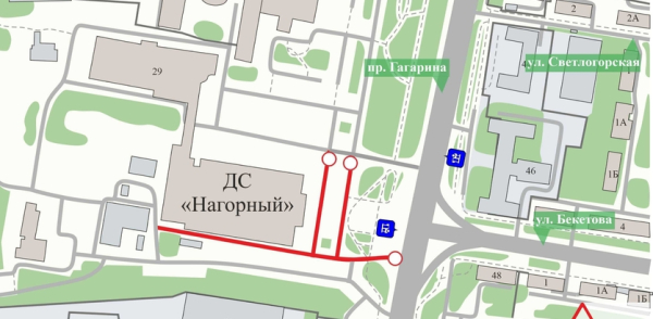 Движение транспорта временно приостановят у Дворца спорта &laquo;Нагорный&raquo; в Нижнем Новгороде