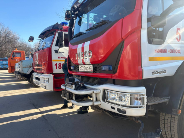 Смотр водооткачивающей техники и спасательных команд прошел в Канавинском районе