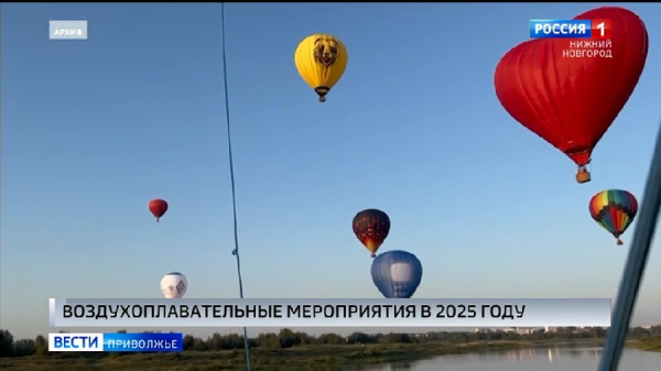 Когда начнутся воздухоплавательные мероприятия в Нижегородской области в 2025 году?