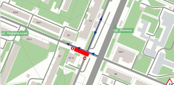 В Нижнем Новгороде временно ограничат движение на дублёре проспекта Ленина для ремонта теплосетей