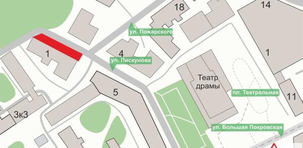 У дома №1 по ул. Пискунова в Нижнем Новгороде будет временно ограничено движения на парковке