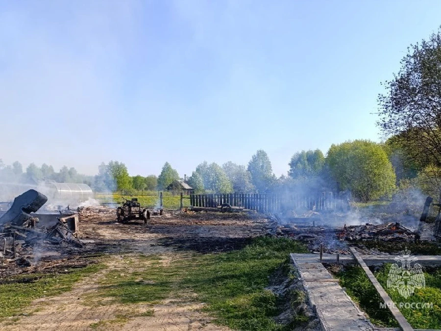 Мужчина погиб на пожаре в Нижегородской области