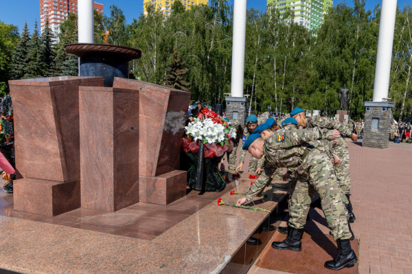В военно-патриотическом лагере &laquo;Хочу стать десантником&raquo; стартовала третья смена