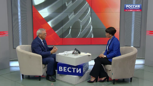 "Вести-Интервью". Гость программы - Евгений Люлин