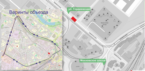 В Нижнем Новгороде  временно прекращено движение на участке дороги по улице Гордеевской в районе дома №51 