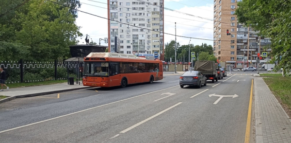 В Нижнем Новгороде на перекрестке улицы Адмирала Нахимова и проспекте Ленина изменилась организация дорожного движения