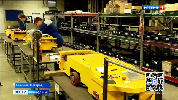 На Горьковском автозаводе беспилотные тягачи помогают повысить эффективность производства